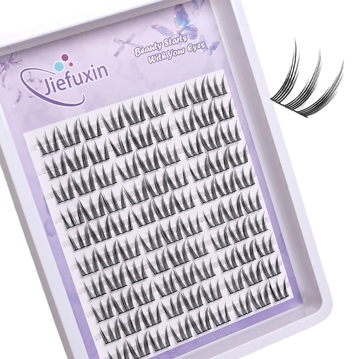 DIY Lash Extension Kit Cute Cat Paw False Eyelashes Eye Enlarging Daily Kawaii Eye Makeup — image 2