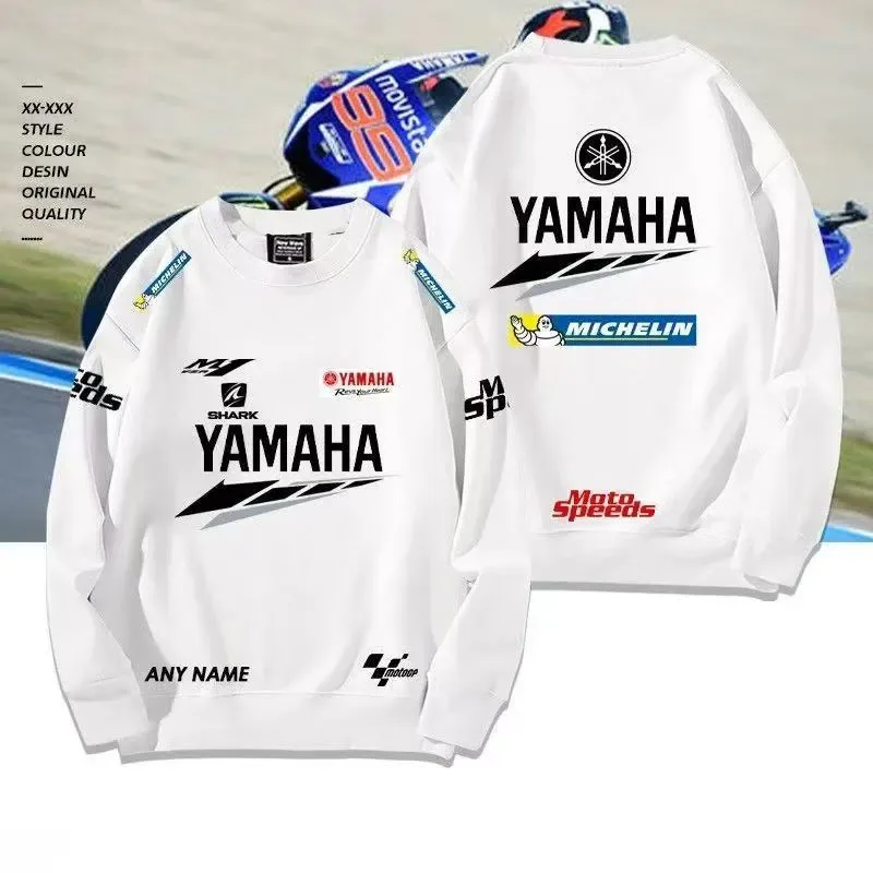 Yamaha 2026 Spring outdoor street cotton men's hooded pullover long-sleeved motorcycle riding jacket loose women's sportswear GP — image 8