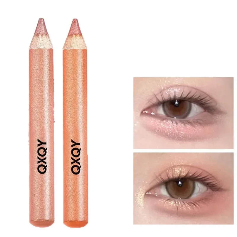 1/2/4pcs Shimmer Aegyo Sal Eye Liner Pencil Under‑Eye Highlighter Glitter Pink Eyeshadow Nude Champagne Eye Contour Makeup