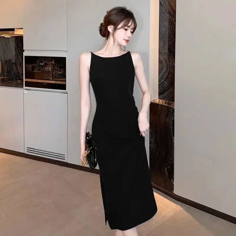Fashion Sexy Dress 2026 Woman Elegant Party Dresses Women's Casual Dresses Long Summer Youth Beach Resort Look Slip Clothing — image 3