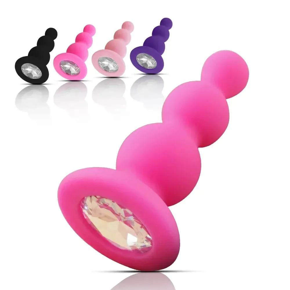 Mini Anal Plug Sex Toys silicone Crystal Annal Extreme Butt Buttplug for Woman Prostate Massager Stimulator Adult Toys For Man — image 1
