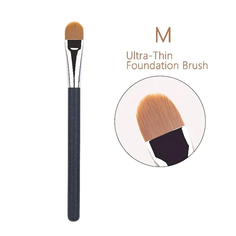 4 Types Sizes Upgraded Ultra-thin Foundation Concealer Makeup Brush Professional Liquid Foundation Cream Concealer Make-up Tool