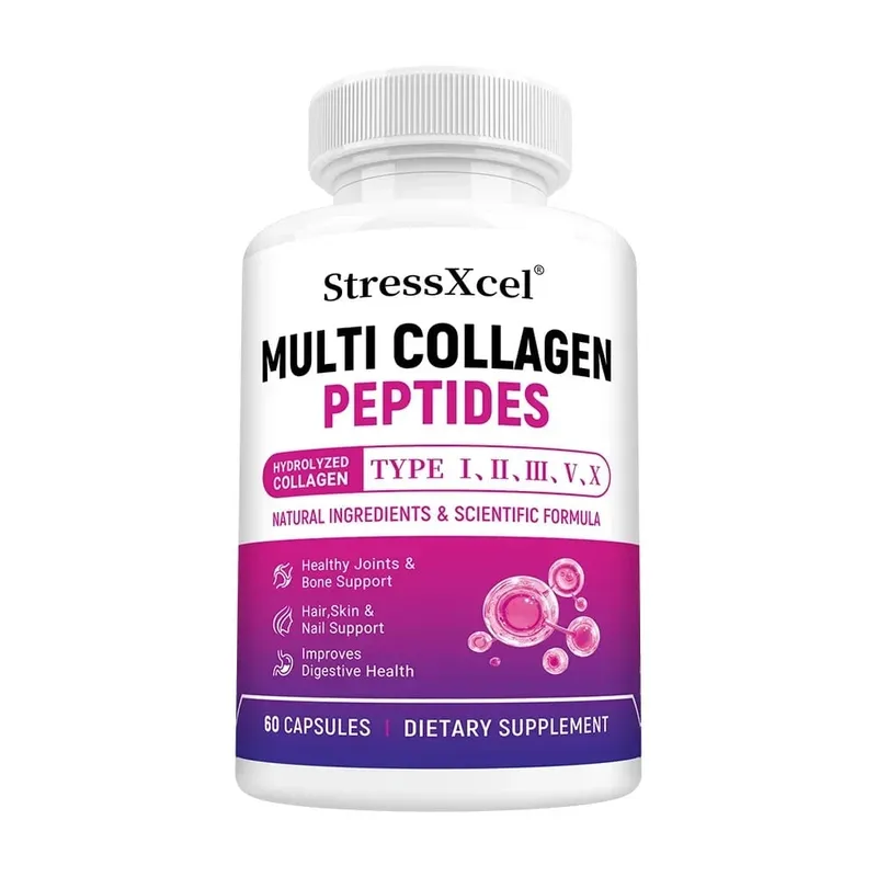 Κάψουλες Multi Collagen Peptides Type I II III V X Biotin Αντιγηραντική Δέρμα Μαλλιά Νύχια Αρθρώσεις Έντερο & Υποστήριξη Ανοσίας — image 7