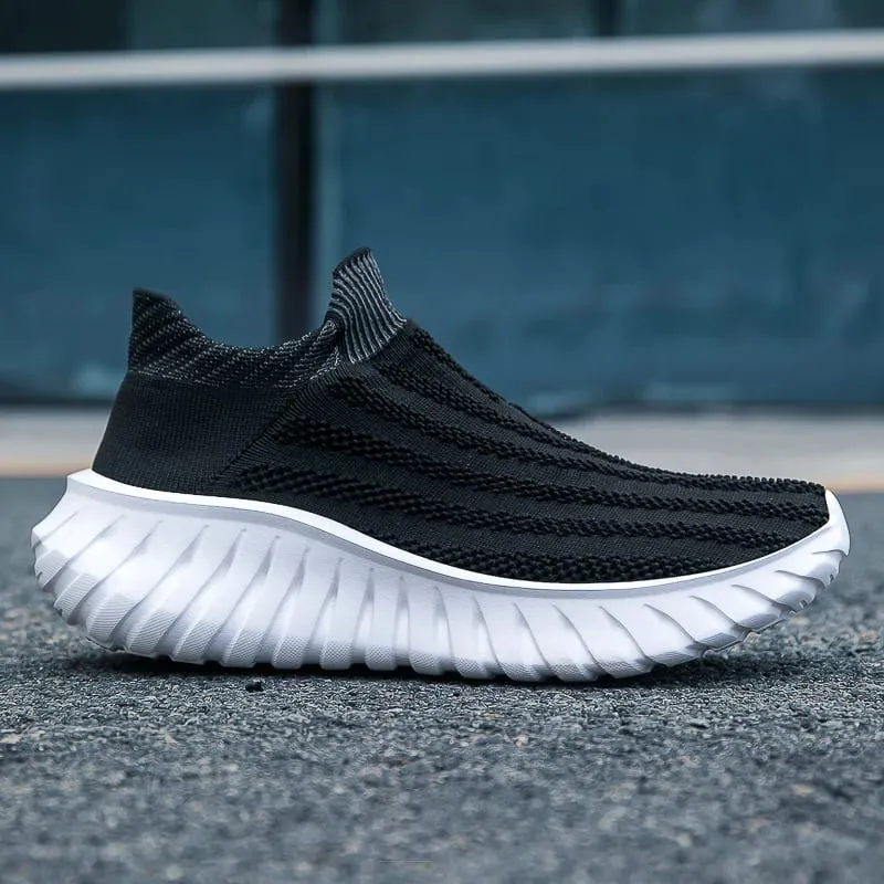 Men Running Walking sock Shoes Women Thick Sole Fashion Casual Sneakers Breathable Sport shoes Couple Sneakers Casual Shoes — image 7