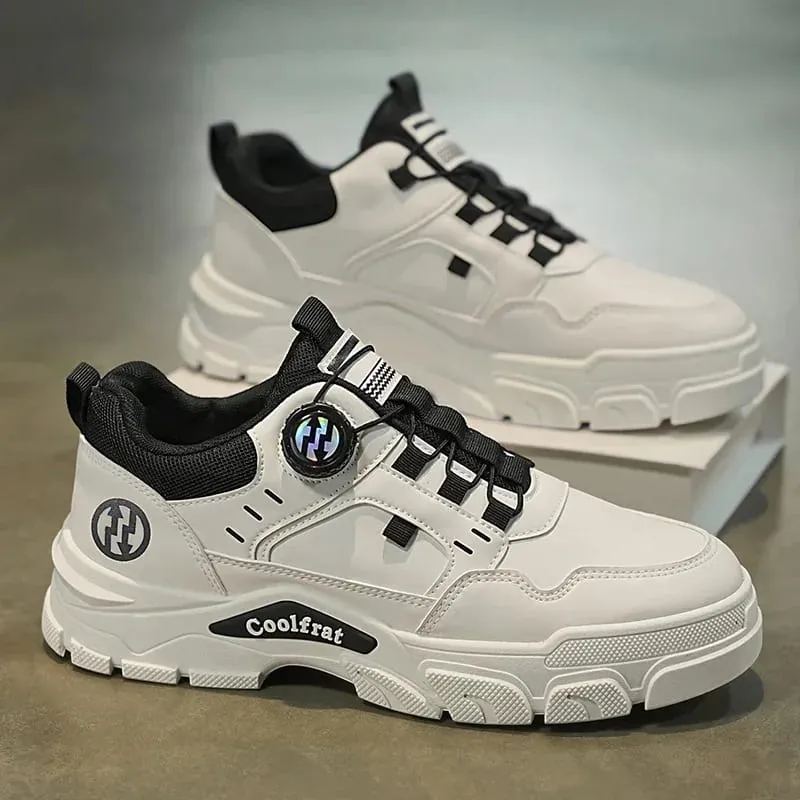 New Men's Shoes Low-top Rotating Buckle Sports Casual Trendy Outdoor Waterproof Work Shoes EVA Sole Rubber Zapatillas Hombre — image 6