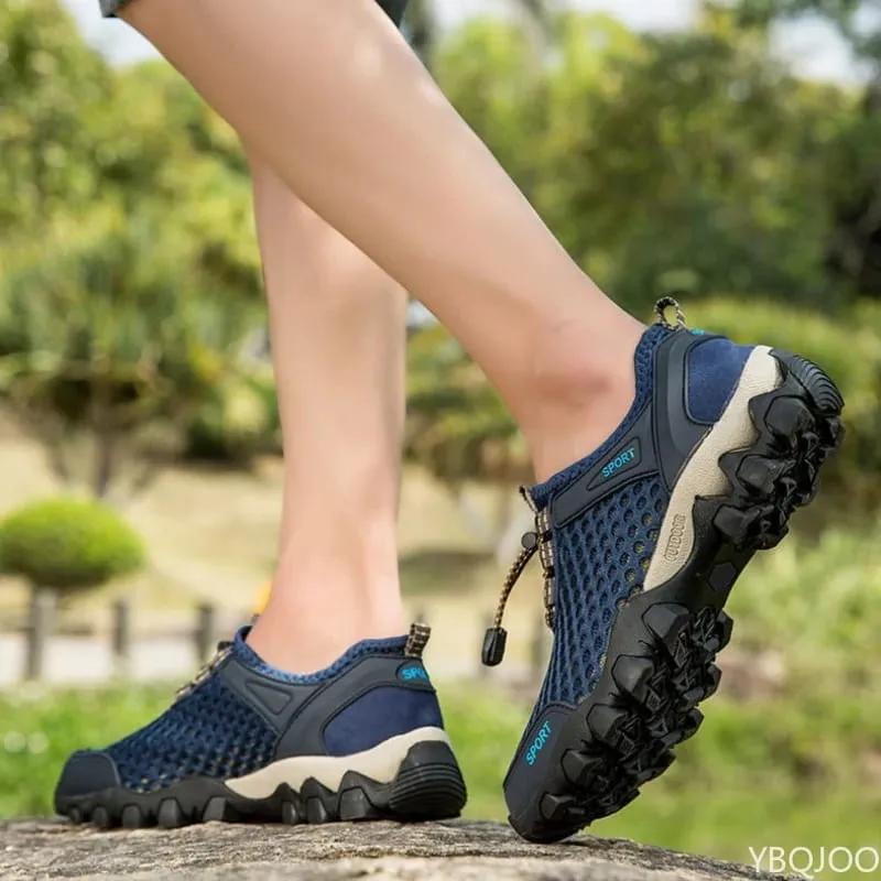 Summer Fashion Breathable Water Wading Men's Shoes Sports and Leisure Running Trend Flat Bottomed Mountaineering Sports Shoes — image 4