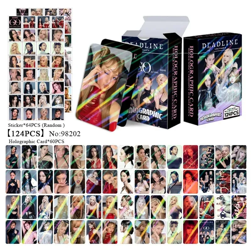 124pcs Heated RIVALRY Photocards Stickers Kpop Merch Lomo Cards Set Fans Collection Cards Gifts — image 8
