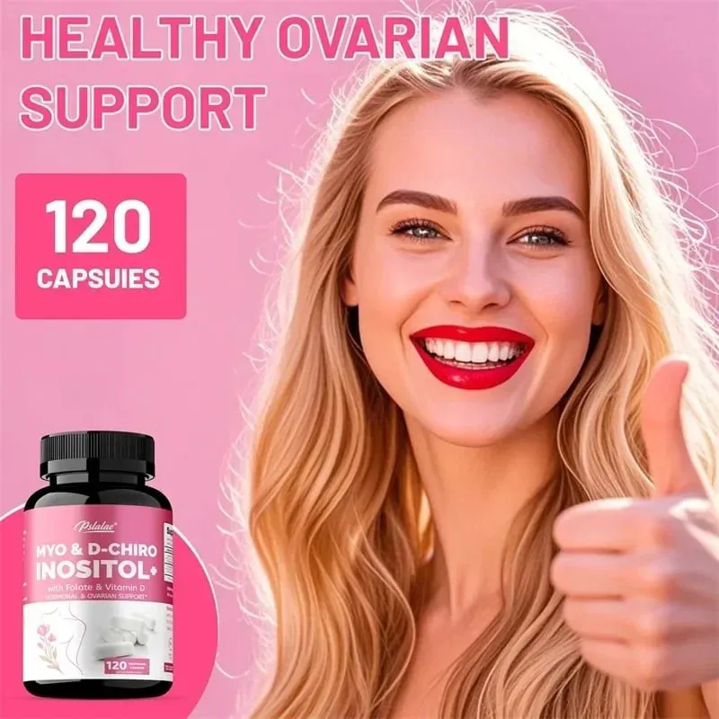 MYO & D-CHIRO INOSITOL - Rich in Vitamins Supports Women's Health and Ovarian Function Improves Immunity Hormone Balance