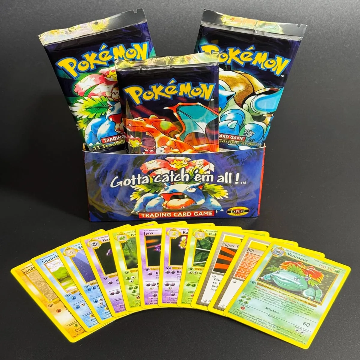 Set Dasar Edisi Pertama 1999 Paket Booster Set Dasar TCG Kartu Permainan Tak Terbatas Koleksi Pokemon Charizard Blastoise Venusaur PTCG — image 6