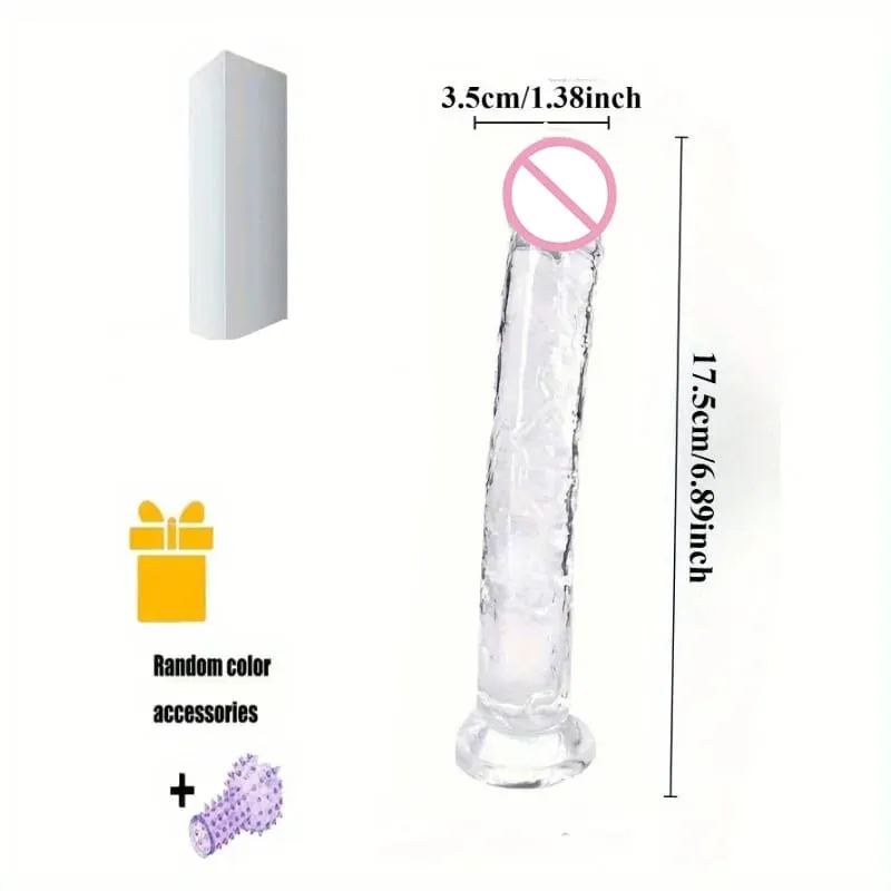 Cheap Women Big Transparent Dildo Suction Cup Erotic Anal Jelly Dick Soft Clitori Vaginal Masturbators Penis Adult Sex Toy 18+ — image 16