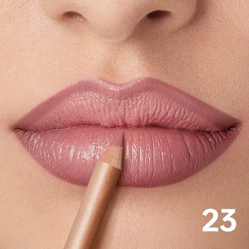 Lápis delineador labial fosco nude de longa duração à prova d'água à prova de manchas contorno preciso fórmula cremosa suave