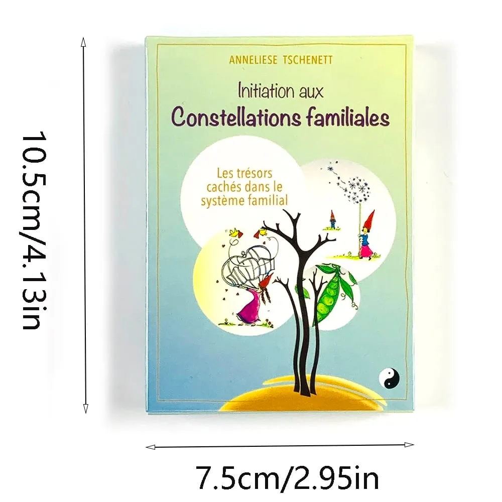 Constellations Familiales Game Cards 35 Card French Version Divination Oracle Deck Family Constellation Tool Christmas Gifts — image 6