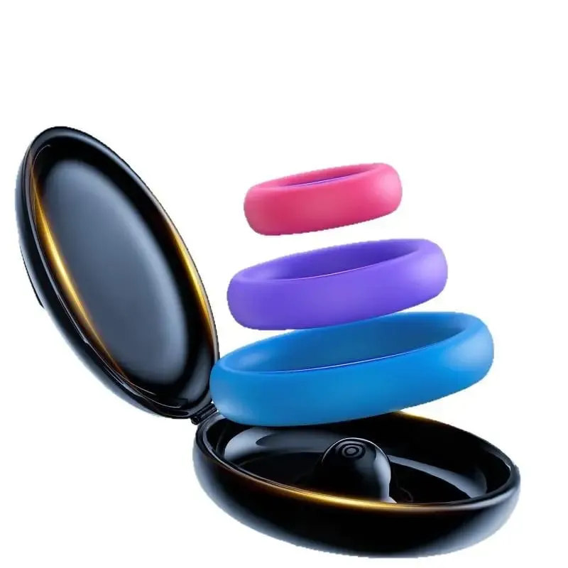 HOT！3Pcs Penis Ring Set For Men Enhanced Erection Delayed Ejaculation Cock Trainer Semen Lock Reusable Adult Sex Toys For Male