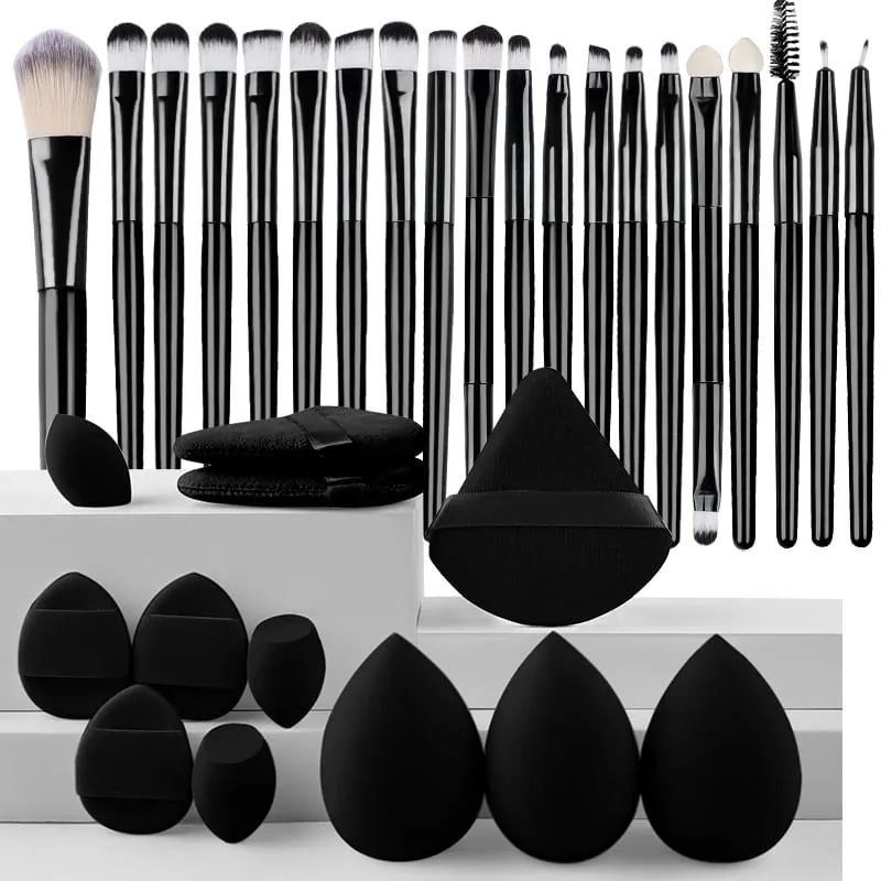 20PCS Detail Makeup Brushes Kit Soft Bristles Concealer Eyeliner Brush Eyeshadow Shader Brush Facial Cosmetic Beauty Tools
