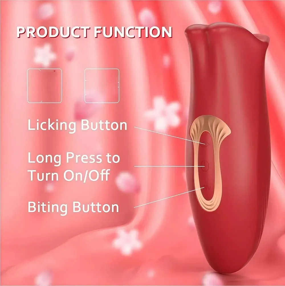 Tongue Sucking Vibrator Female Licking G Spot Clitoris Stimulator Sucker Oral Nipples Massager Sex Toys for Women Adult Goods — image 5