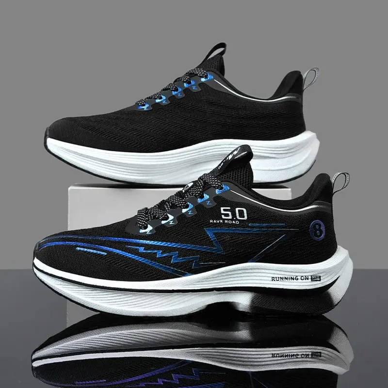 Men Sports Running Shoes Casual Marathon Breathable Lightweight Women's Comfortable Athletic Nonskid Walking Sneakers Outdoors — image 5