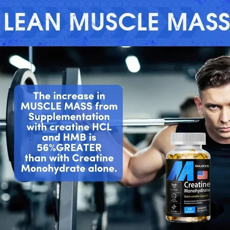 Buy 1 Get 1 Free! Creatine Monohydrate 3000mg Supplement for Lean Muscle & Performance Fat Loss & Overall Fitness Vegan — image 5