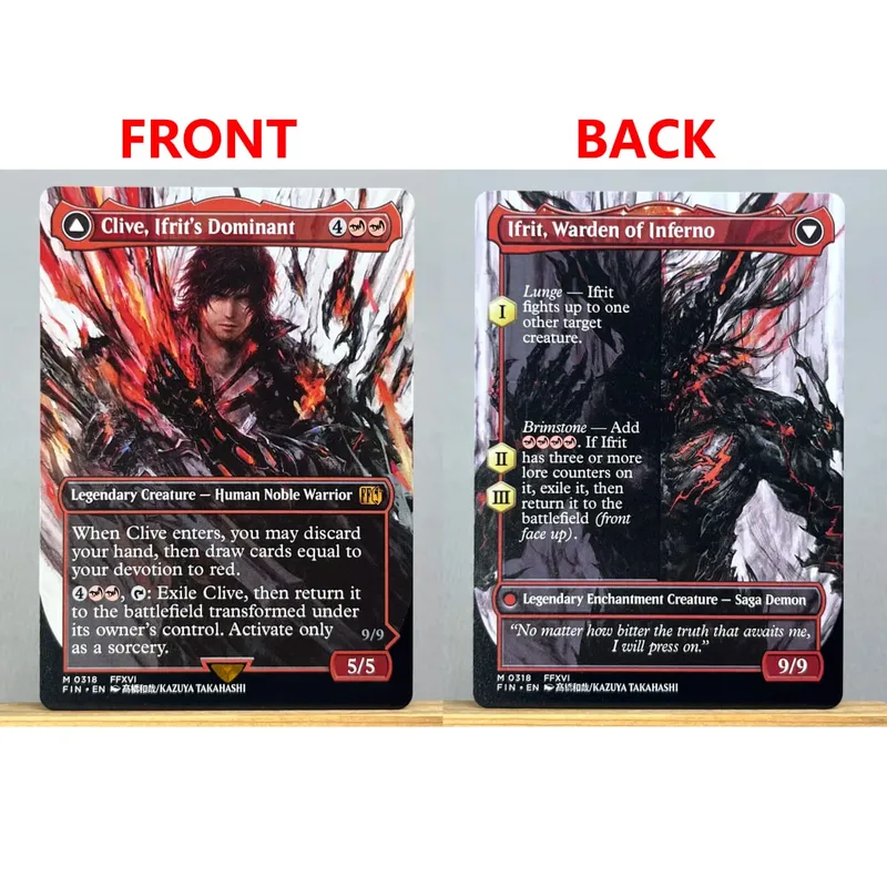 FIN HOLO14-Ⅰ01 Tcg Proxy Cards Vivi Ornitier Sephiroth Fabled SOLDIER Summon Bahamut Cloud Midgar Mercenary