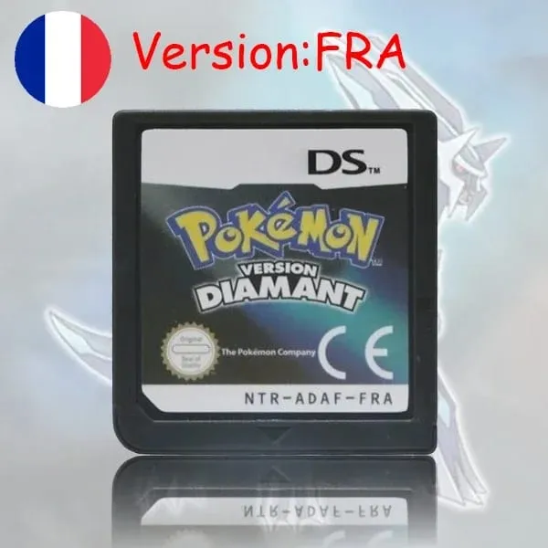 Pokemon Series DS ตลับเกม Diamond Platinum Pearl HeartGold SoulSilver สีดำสีขาวหลายภาษาสำหรับ NDS/2DS — image 15