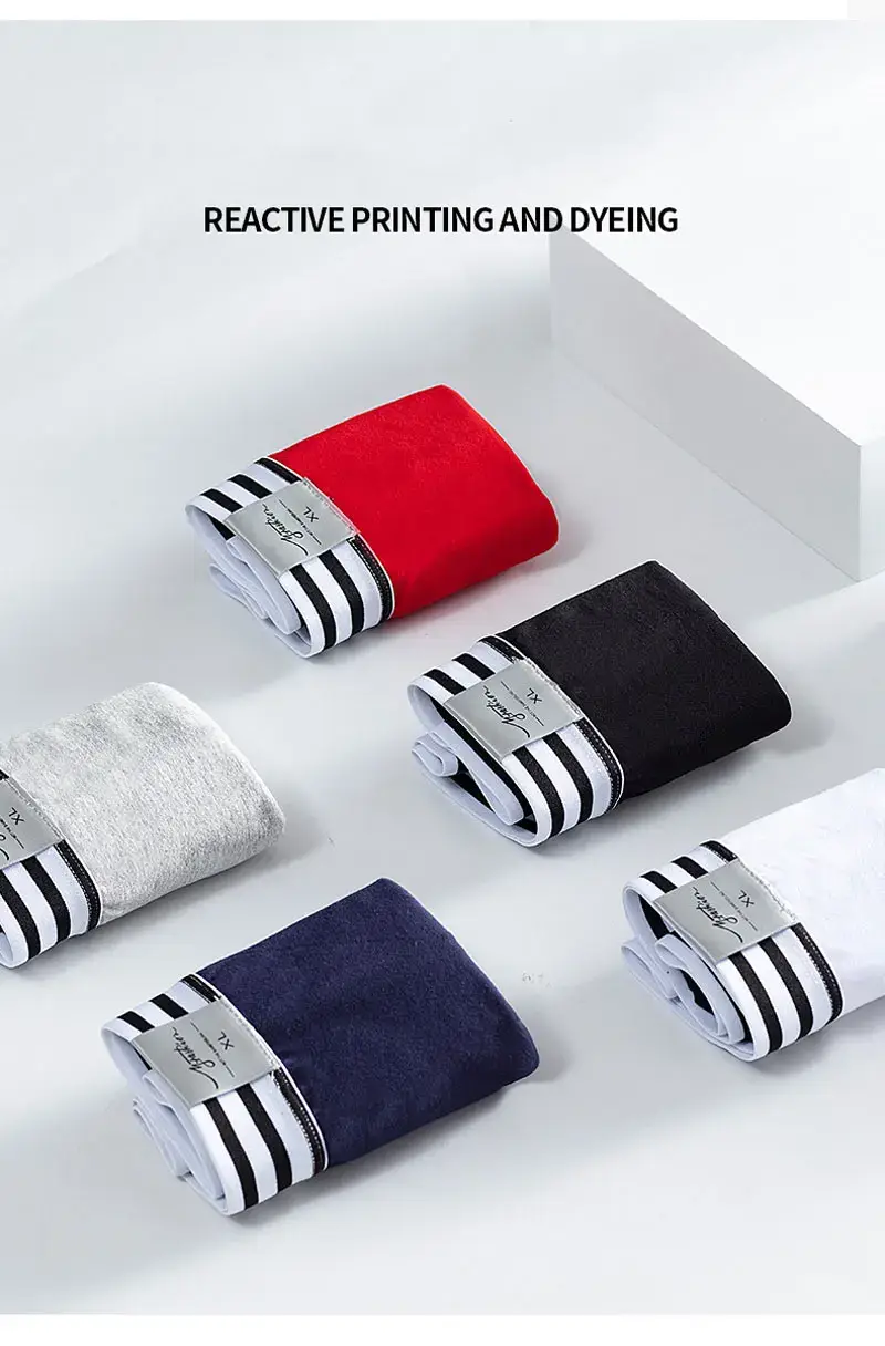 Lelaki Seluar Dalam Lembut Batang Kapas Seluar Dalam Berkualiti Tinggi U Convex Pouch Seluar Dalam Cueca Pinggang Tengah Bernafas Seluar Boxer Homme