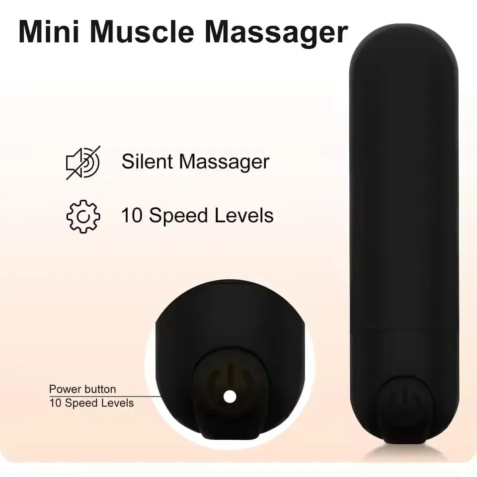 강력한 미니 총알 진동기 딜도는 커플을위한 질 섹스 제품을 자극합니다. 18 세 이상을위한 강력한 충격 G 스팟 여성 자위대 — image 2