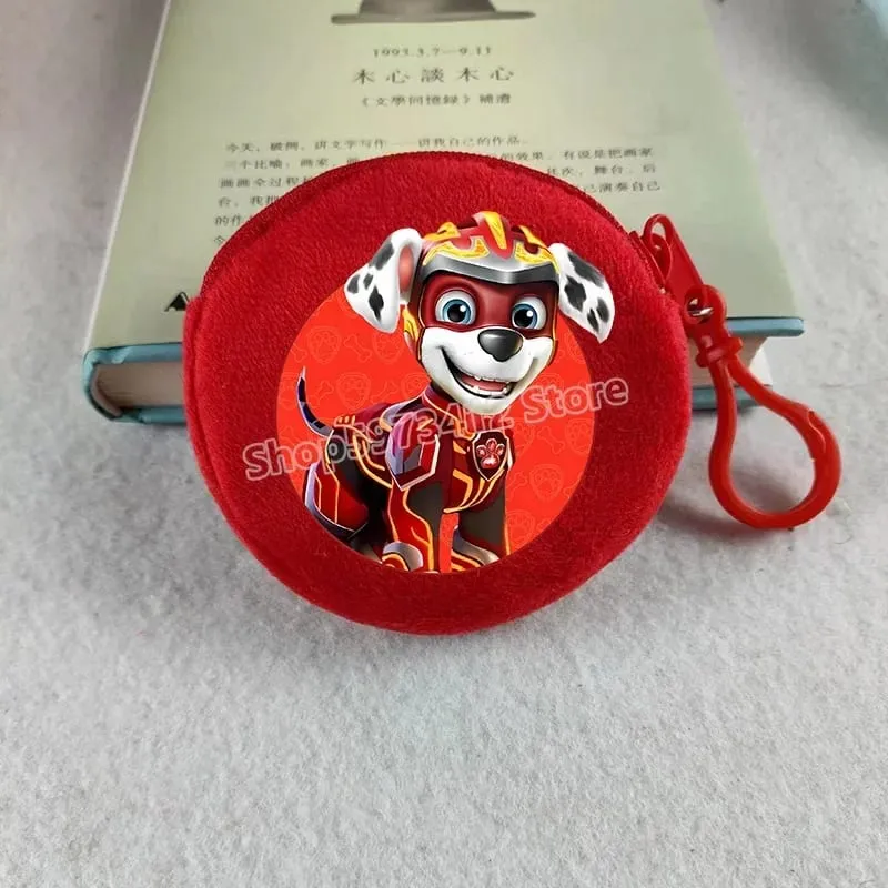 Paw Patrols Round Wallet Cute Keychain Bag Printing Coin Zipper Purse Anime Small Change Bags Convenient Mini Storage Pouch Gift — image 36
