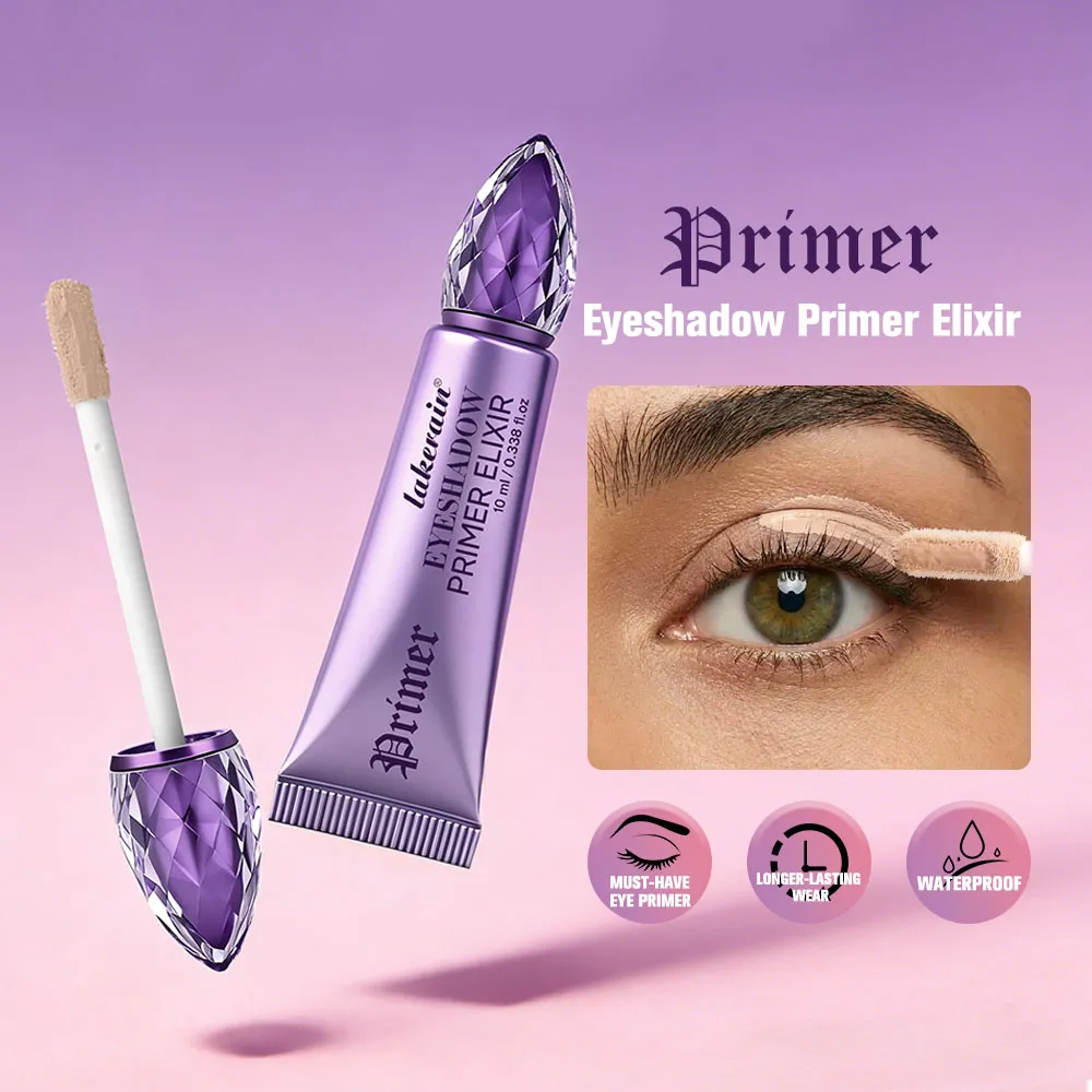 Eyeshadow Makeup Primer Smooth & Crease-Resistant Eye Makeup Waterproof Long-Lasting Wear Translucent Shade Eye Base Primer — image 3