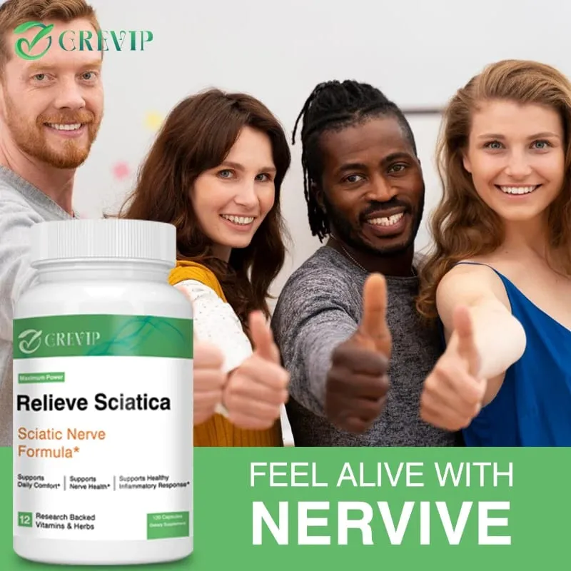 Sciatic Nerve Health Support - Helps Relieve Joint Pain Supports Daily Nervous System Bone & Nerve Health Balances Inflammation — image 7