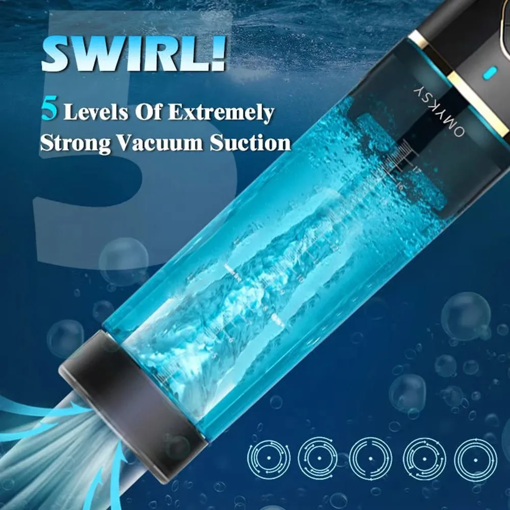 Automatic Water Penis Pump Sex Toy Male Electric Penis Training Enlargement Extender Stronger Bigger Erection Adult Sex Pleasure