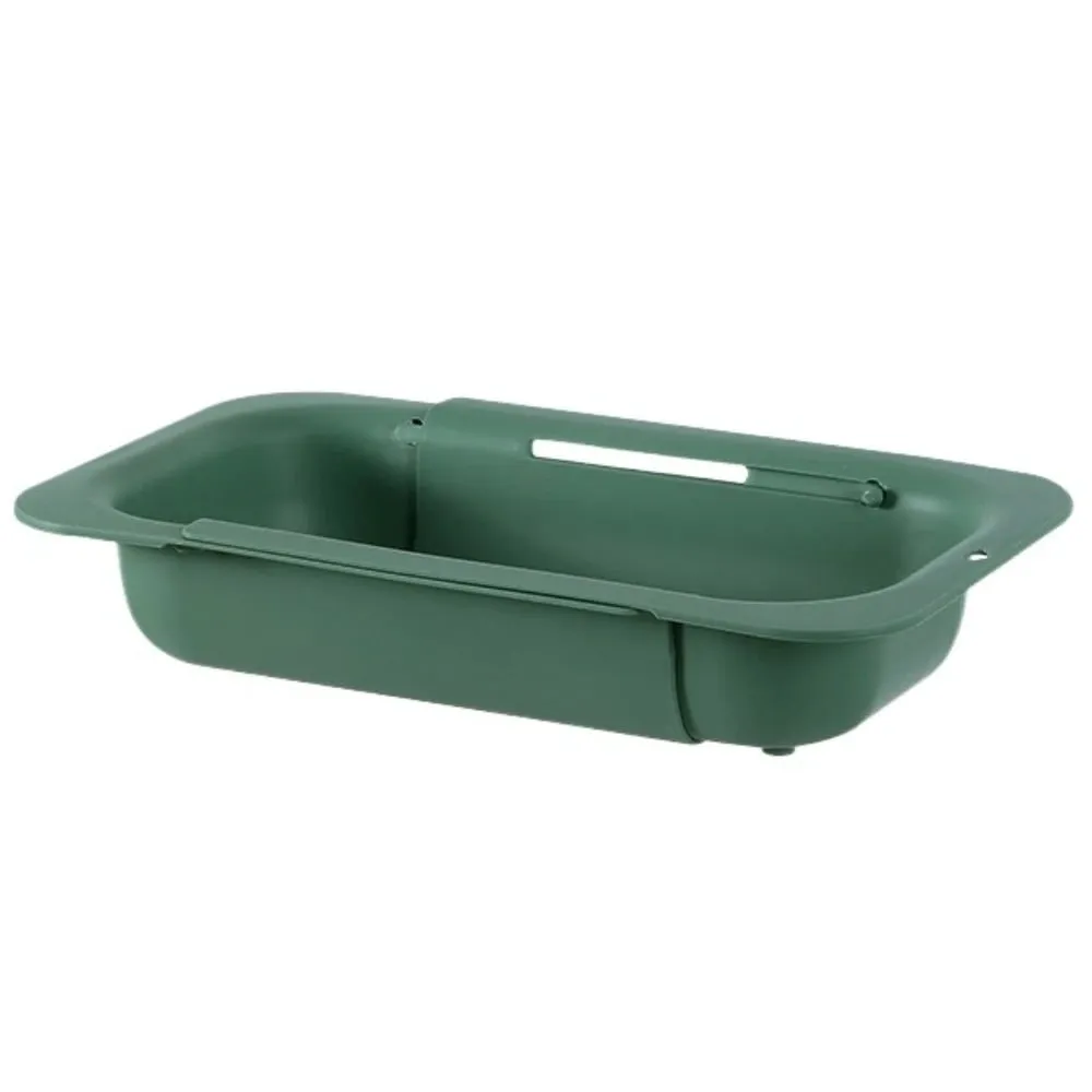 Colander Over the Sink Strainer Basket Extendable Sink Colander Wash Fruits Vegetable Drain Cooked Pasta and Dishes Kitchen Tool