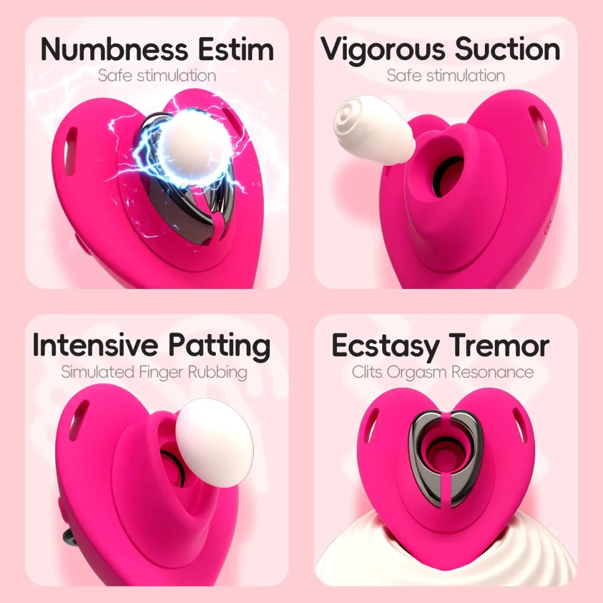 Electric Shock Clit Sucker Female Vagina Sucking Vibrator Vibrating Sucker Clitoris Satisfayer Adult Sex Toys for Women — image 6