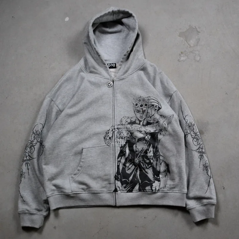 Y2k Jojo Bizarre Adventure Anime Hoodie Harajuku Oversized Sticky Fingers Hoodies Women Men Streetwear Couple Hip Hop Sweatshirt — image 21