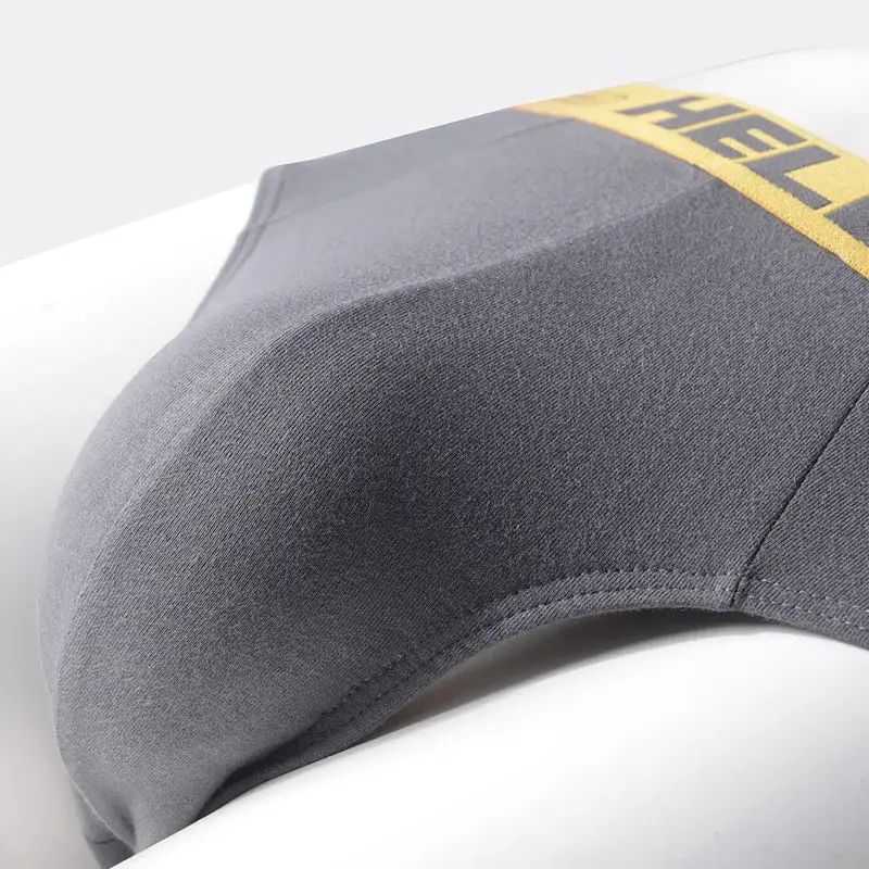 5Pairs/Men's Underwear Pure Cotton Men's Triangle Shorts Sexy Boxer Breathable Men's High Stretch 3D Underwear Men Plus L-5XL — image 9