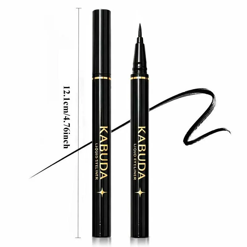 2PCS Liquid Eyeliners Ultra-Fine Tip Long-Lasting Waterproof Smudgeproof Makeup Perfect for Beauty Enthusiasts & Beginners