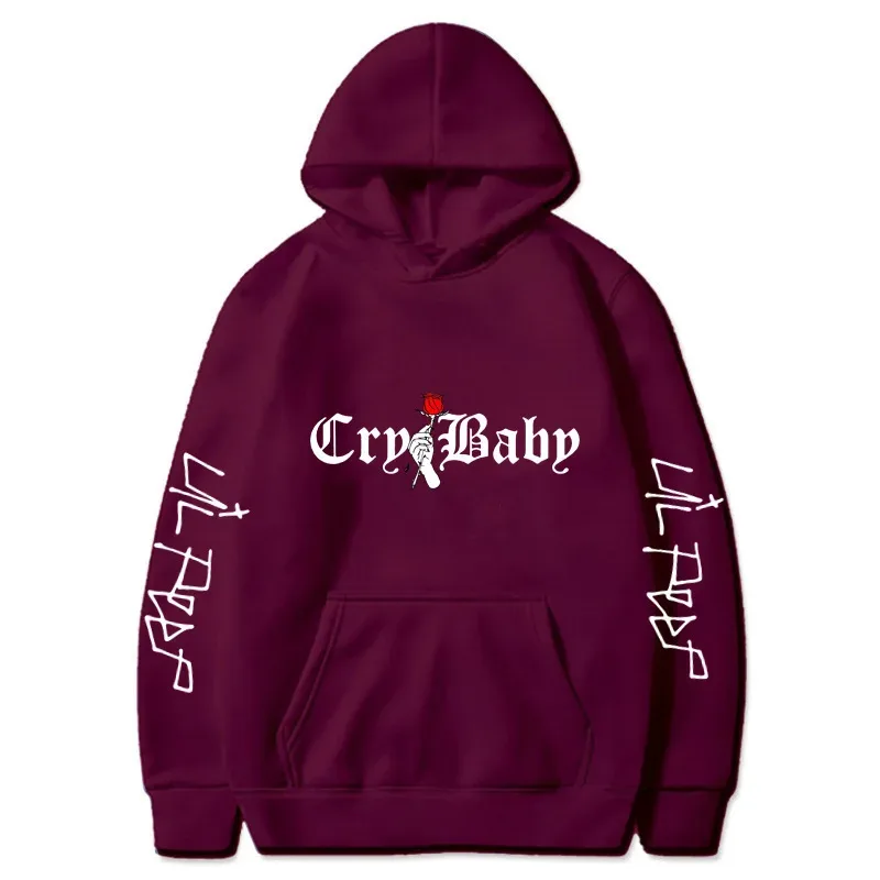 Men's Lil Peep Hoodie – Emo Rap Fan Pullover with "Lil Peep" Sleeve Text – Cozy Unisex Streetwear for Concerts casual Wear — image 15