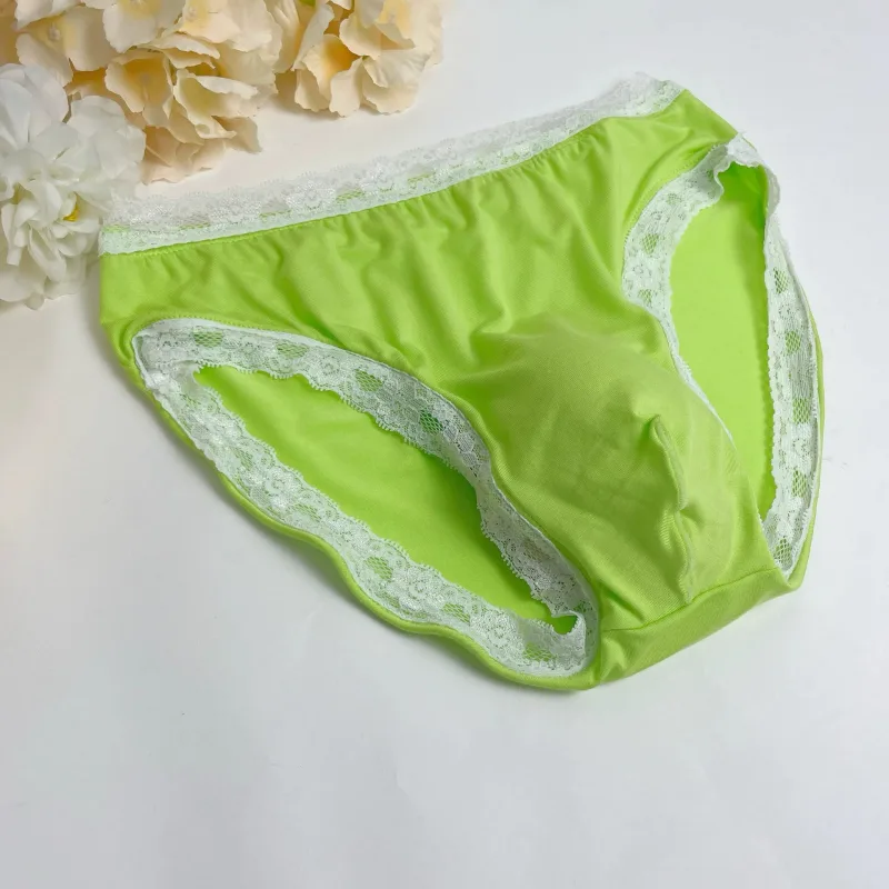 New Men's Underwear Sexy Men's Lace Briefs U-Convex Pouch Low-Rise Comfortable and Breathable Shorts Briefs men underwear sexy — image 2