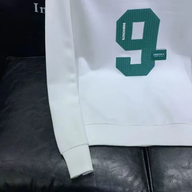 Forår Efterår Herre Trendy Enkel Casual All Match Sweatshirt Y2K Streetwear Rundhalset Langærmede Pullovere Løse hættetrøjer til mænd — image 5