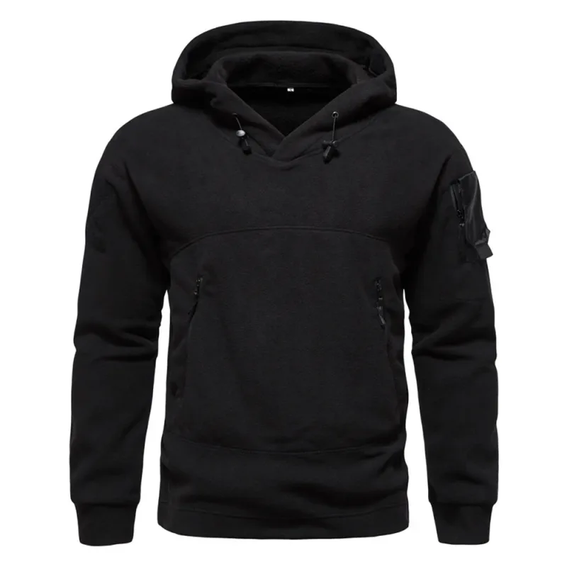 Hoodies for Man 2025 New Men's Tactical Outdoor Men's Hoodie Autumn Winter Thick Hooded Jacket Multifunctional Casual Sportswear