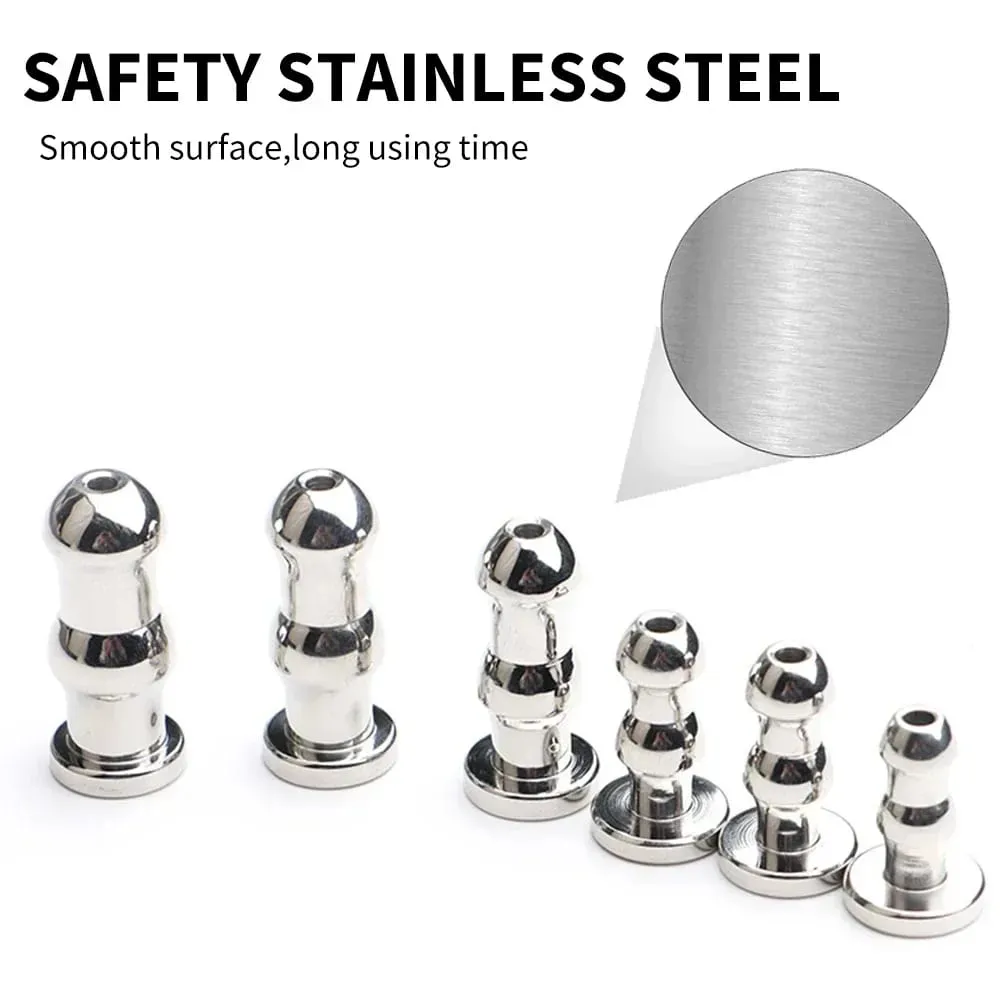 Metal Hollow Penis Plug Men Horse Eye Stick Urethra Stimulation Dilator Catheter Probe BDSM Adult Sex Toy Sounding urethral plug — image 3