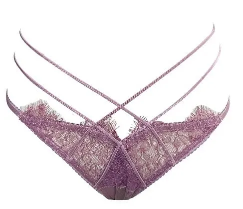 Hot Sale Summer Lace Embroidery Cross Tie Lingerie Set Sheer Mesh Push Up Bra Comfort Daily Wear Underwear Set for Women 32-38 — image 18