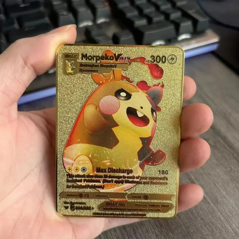 Pokemon Metal Game Collection Card Anime Figure Charizard Pikachu Blastoise Mewtwo Battle Collection Carte Card Toy Gift — image 19