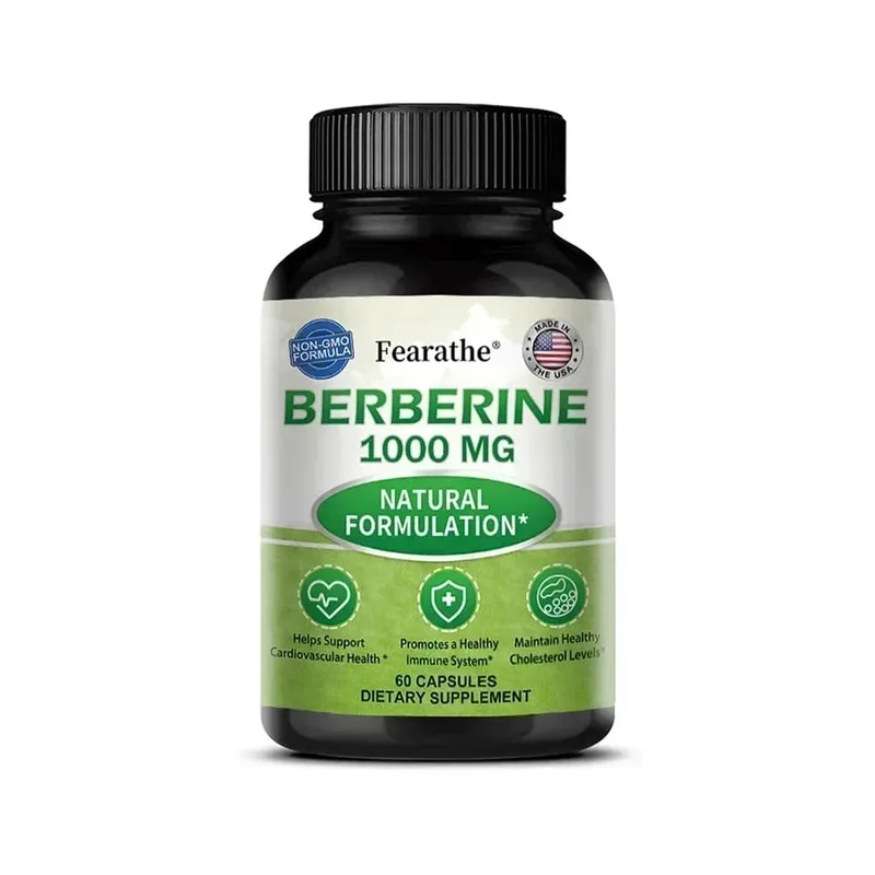 Berberine Supplement 1000 mg - Supports Heart Health Immune System GI Health Cholesterol - Gluten Free Dairy Free — image 9