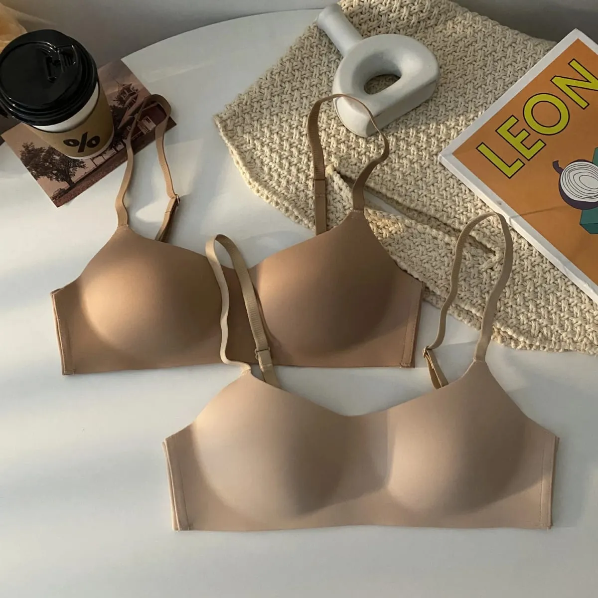 Seamless Bras For Women Small Chest 1/2 Cup Push Up Bra Non-Wire Bra Women Support Underwear Sexy Lingerie Female Intimates — image 4