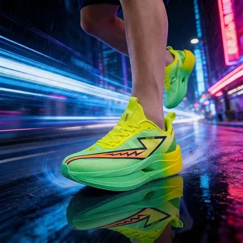 Men Casual Running Shoes Carbon Board Marathon Speciality Sports Breathable Lightweight Woman Comfortable Athletic Sneakers — image 6