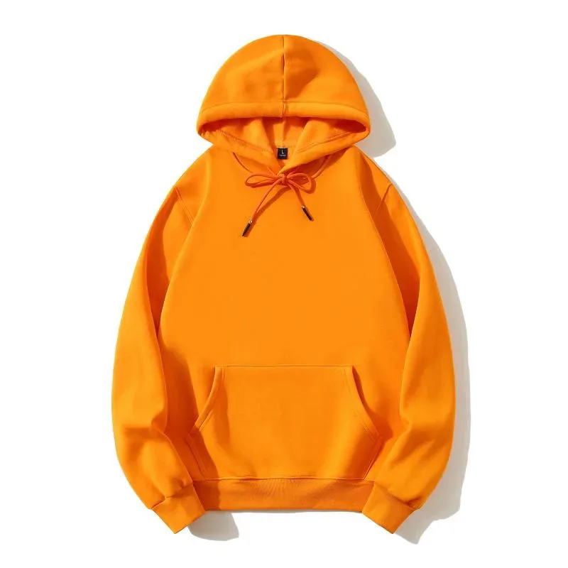 Sweat à capuche de haute qualité imprimé à la mode, logo personnalisé, marque de groupe personnel, broderie pour hommes et femmes, épais 100% coton, pulls en polaire — image 14