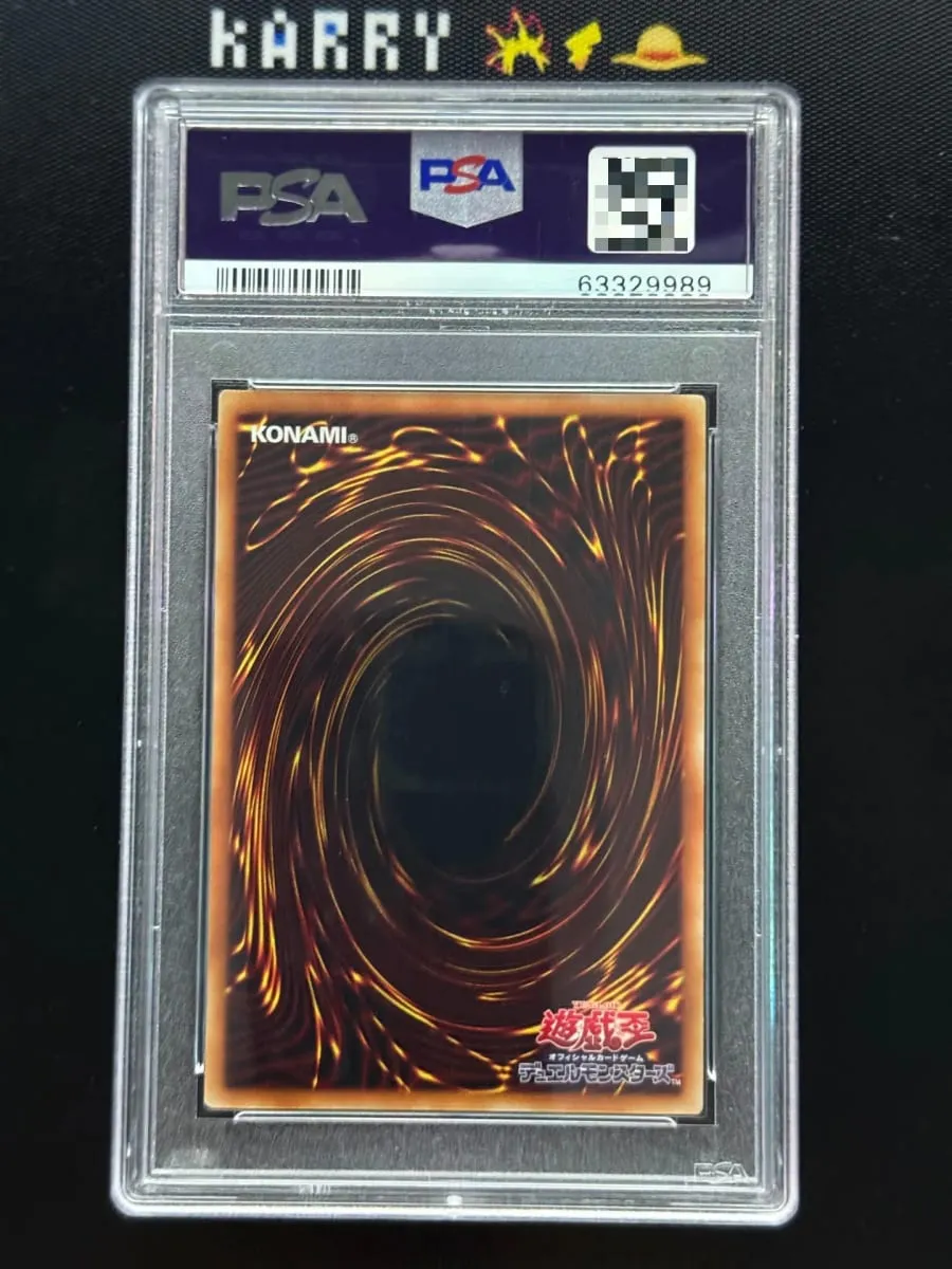 Yu‑Gi‑Oh! Time Wizard of Tomorrow VP20‑JP001 Prismatic Special Pack Custom Display Card With PSA Style Graded Slab (Not Original — image 2