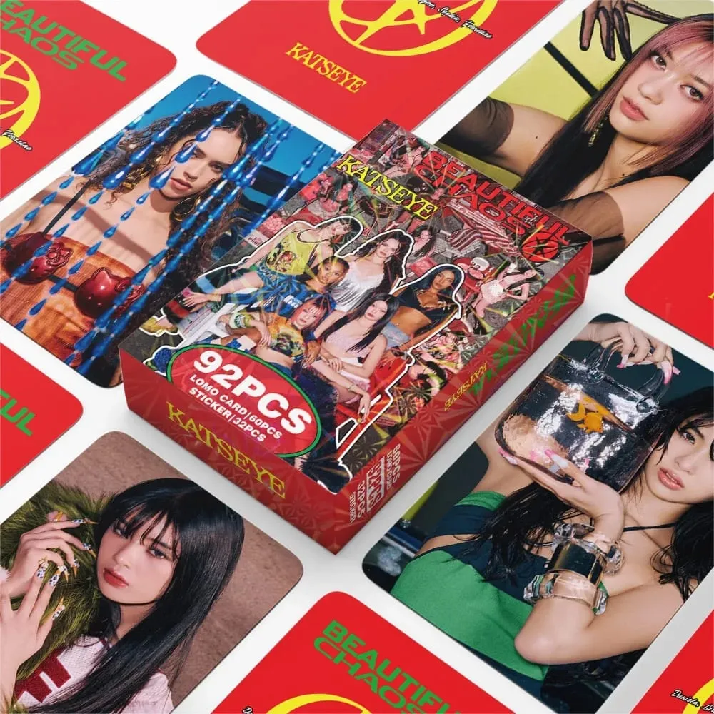 92PCS Kpop Hot Idol MANON SOPHIA DANIELA LARA MEGAN YOONCHAE Self Made HD Lomo Cards Fans Collect Photocards Gifts Small Cards