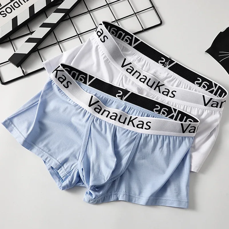 Mens Modal Underwear Boxer Shorts Convenient Pouch Opening for Male — image 4