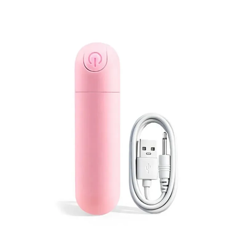 Vibrador bala para ponto g, estimulador de clitóris e mamilo, 10 modos de vibração, portátil, mini massageador anal vaginal, brinquedos sexuais adultos para mulheres