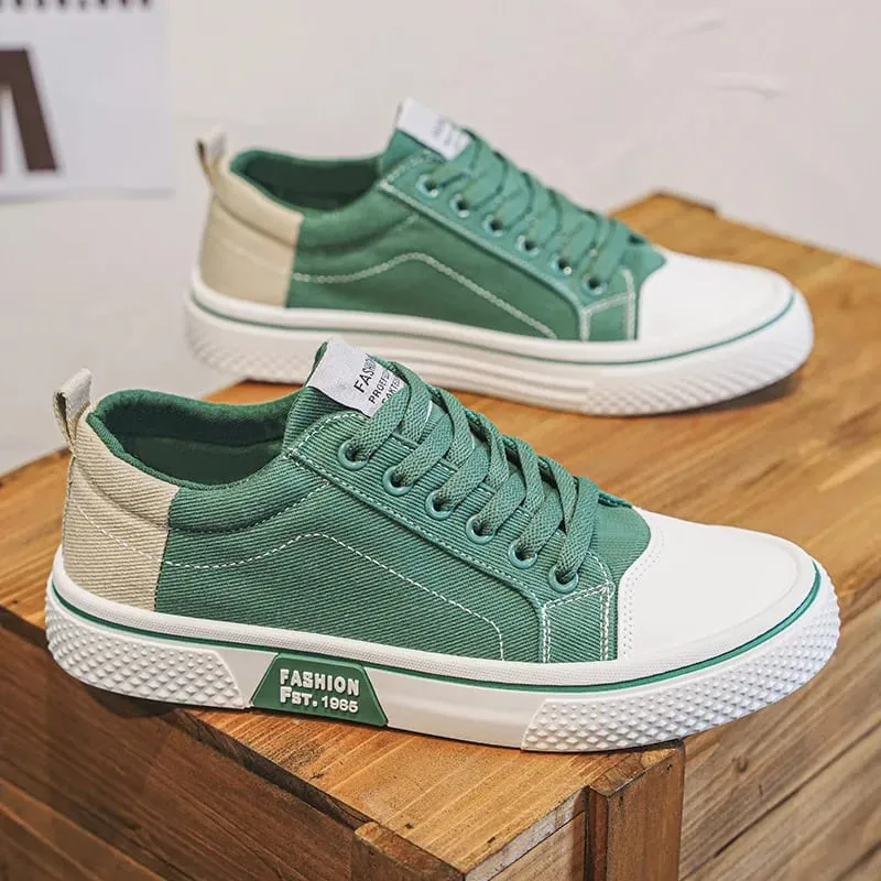 Summer fashionable comfortable canvas shoes new breathable versatile board shoes men soft soled simple lace up men's shoes — image 9